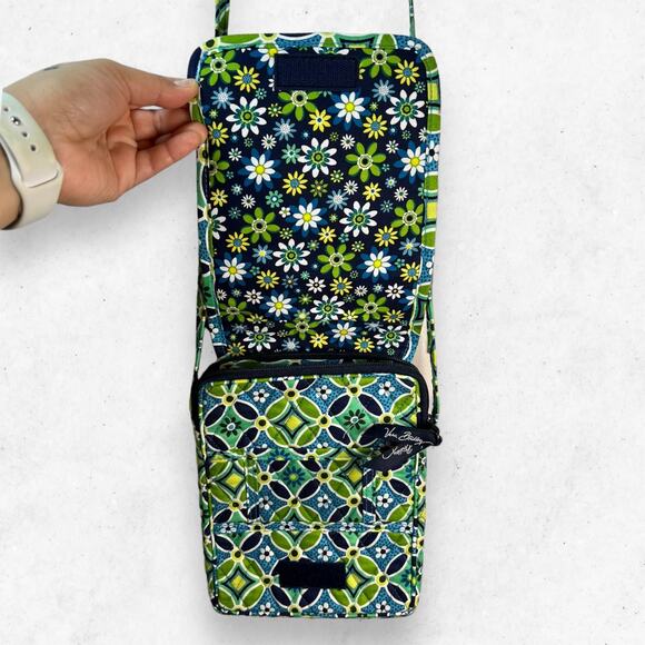 Vera Bradley Daisy Daisy Retired Mini Hipster Crossbody Bag‎ Purse Stained - Picture 5 of 9